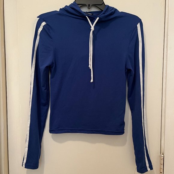 Fashion Nova Tops - Fashion Nova: Matching Hoodie & Legging Set, Color: Royal Blue, Size: Small